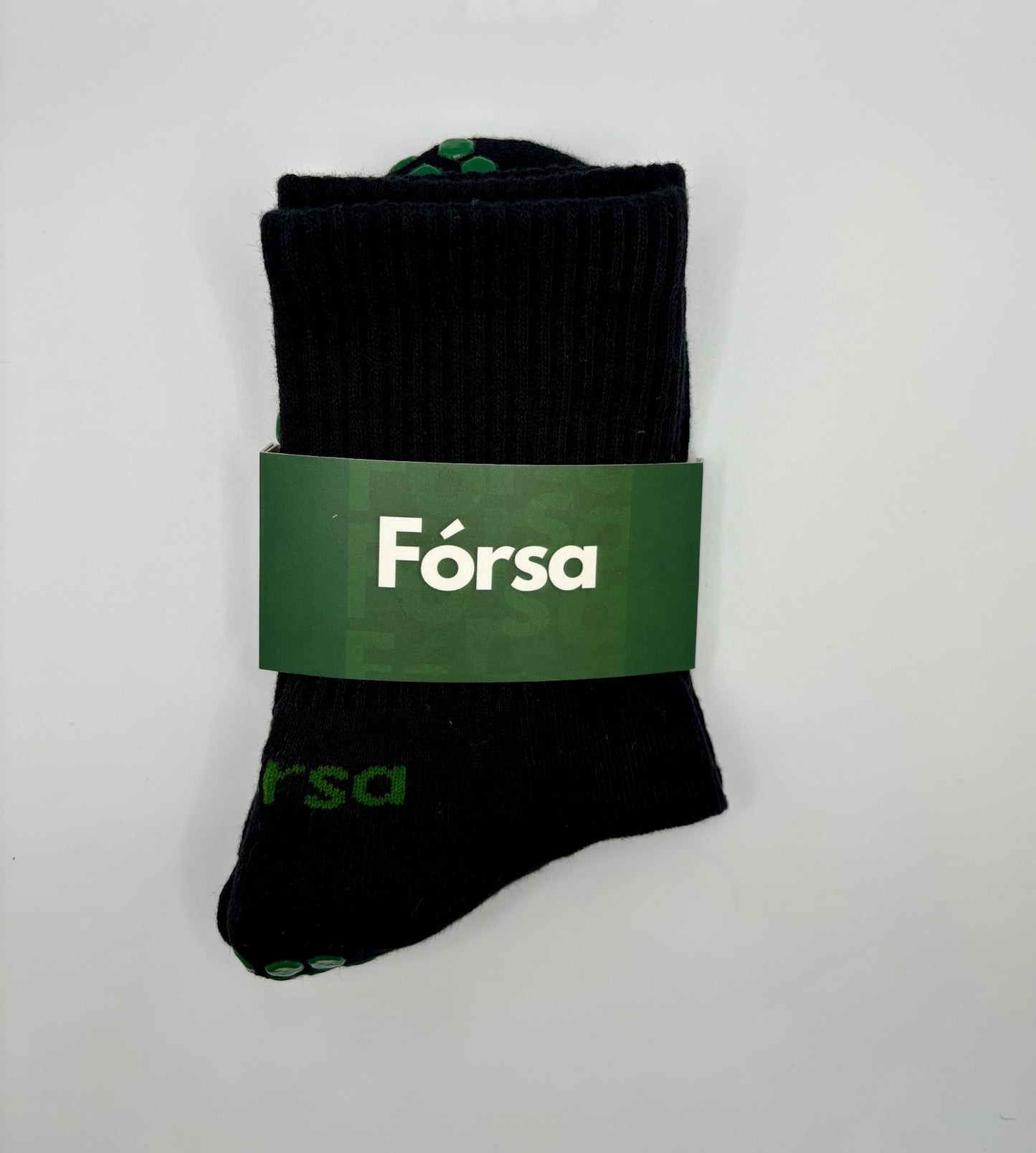 Personalised Fórsa Black Sock